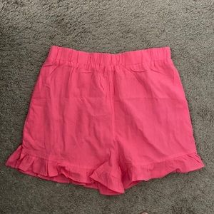 Peachy pink shorts